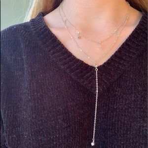 silver star and moon necklace